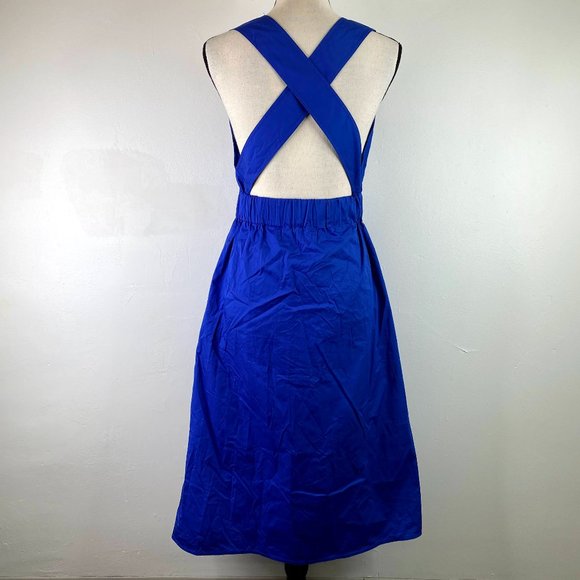 Everlane women's blue sleeveless dress SZ 2 - Picture 4 of 4
